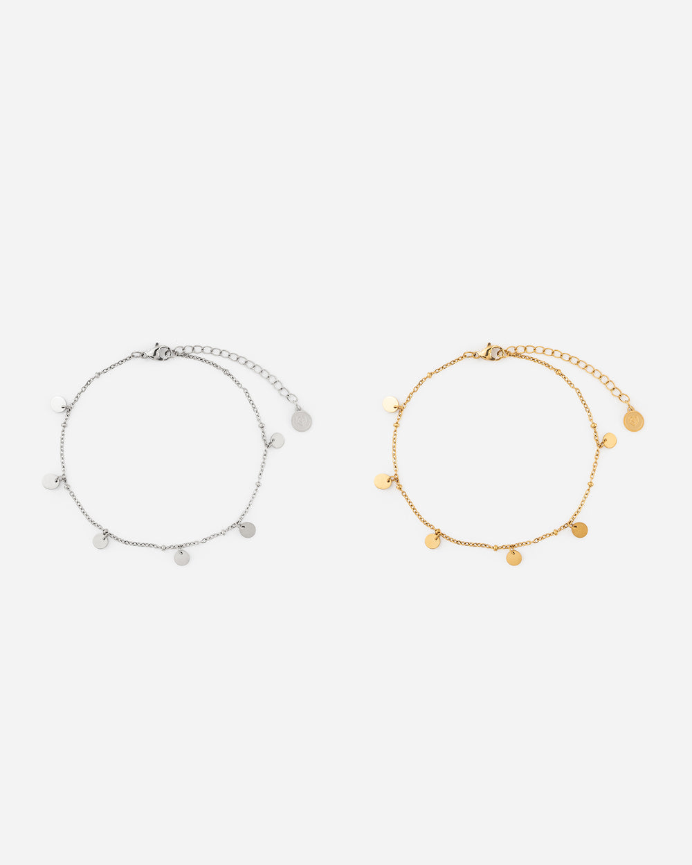 ENKELBANDJE met Boho munten - Goud