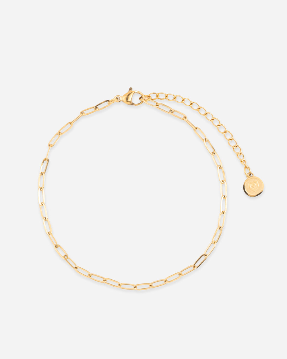 ENKELBANDJE met schakels - Goud