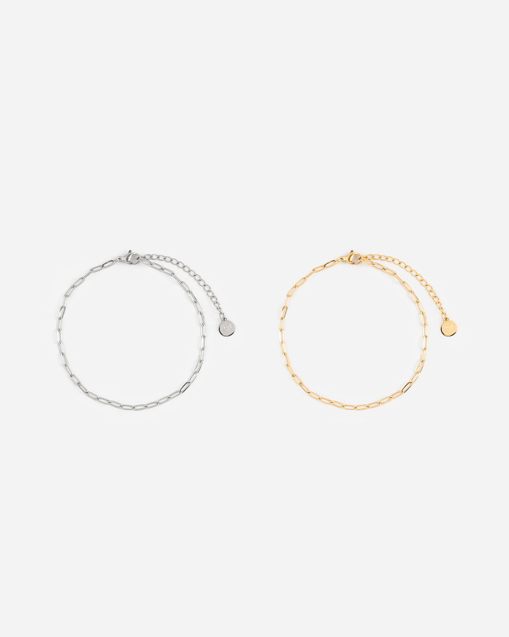 ENKELBANDJE met schakels - Goud
