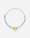 ARMBAND Blauw met hartje