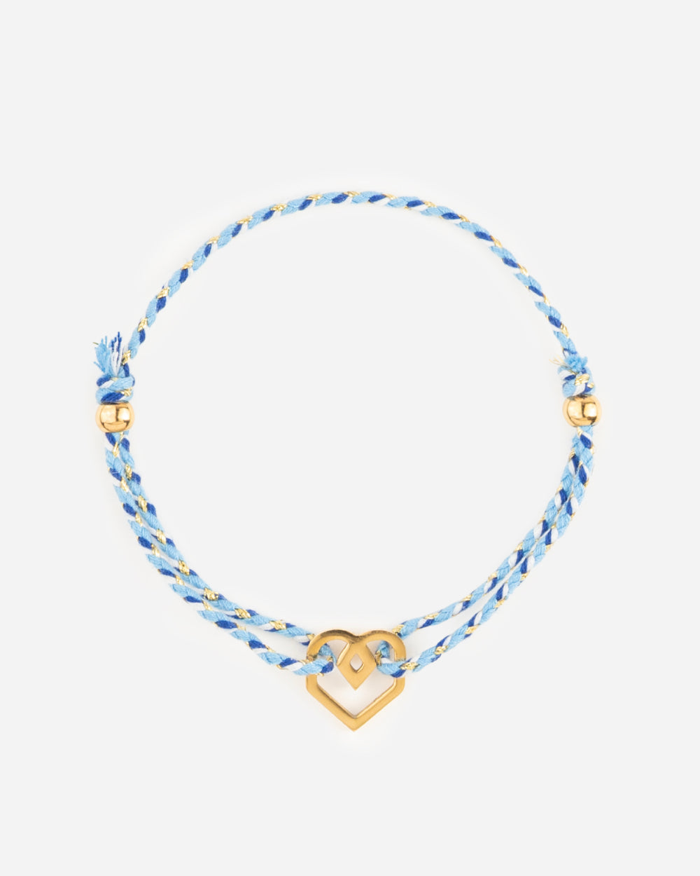 ARMBAND Blauw met hartje