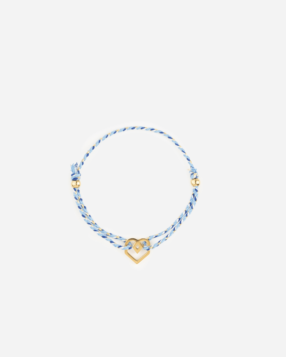 ARMBAND Blauw met hartje