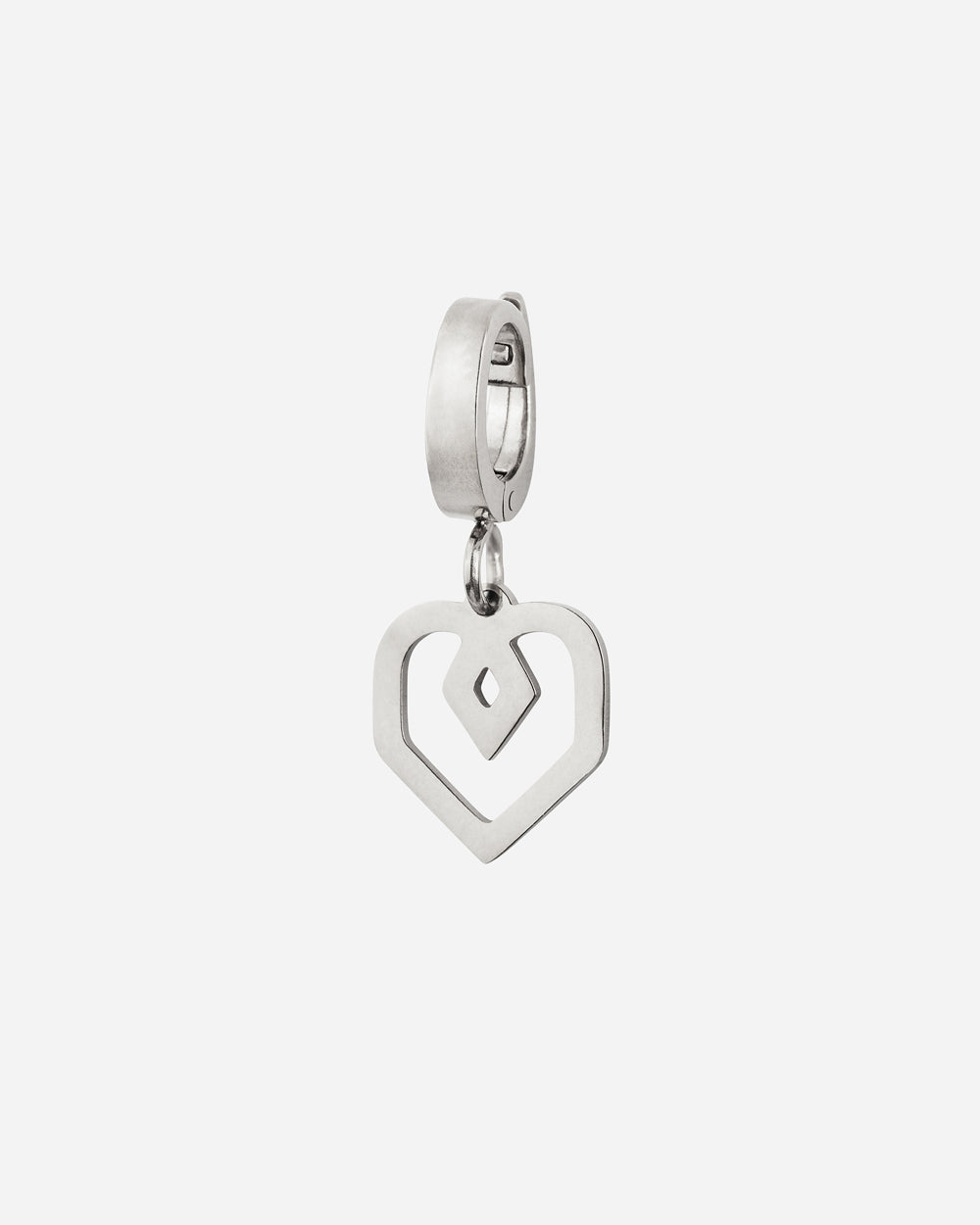 BEDEL Bokyna hartje - Zilver
