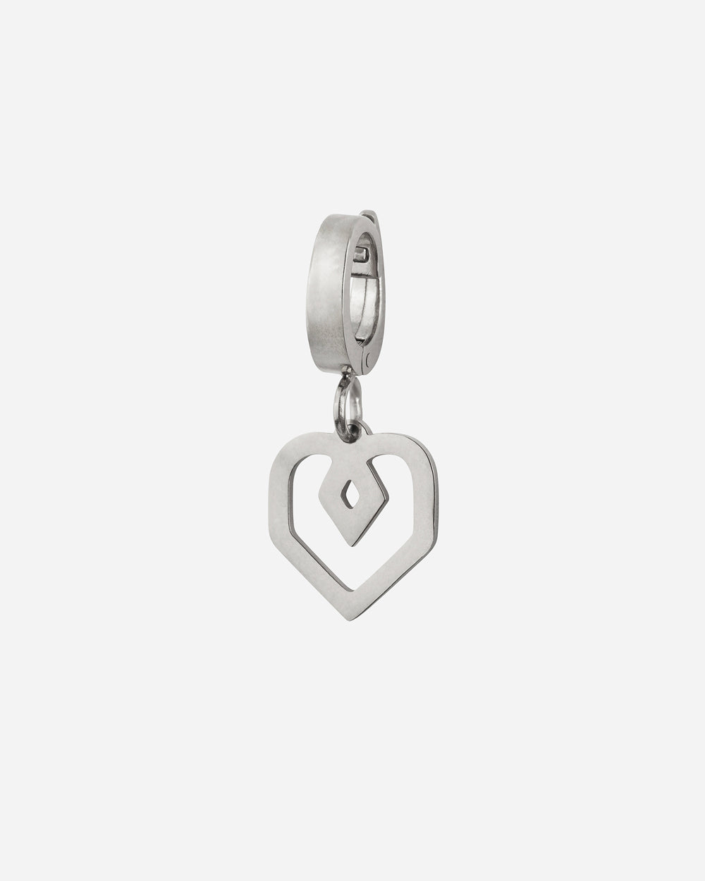 BEDEL Bokyna hartje - Zilver